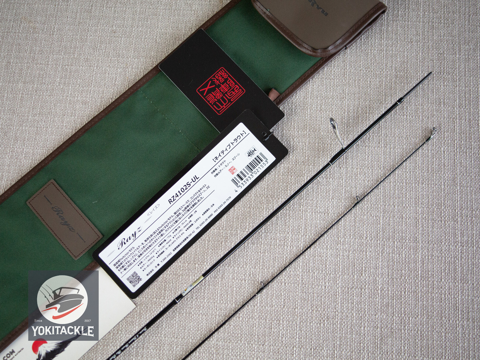 Tenryu Rayz RZ4102S-UL Spinning Rod for Trout Shipping from JAPAN