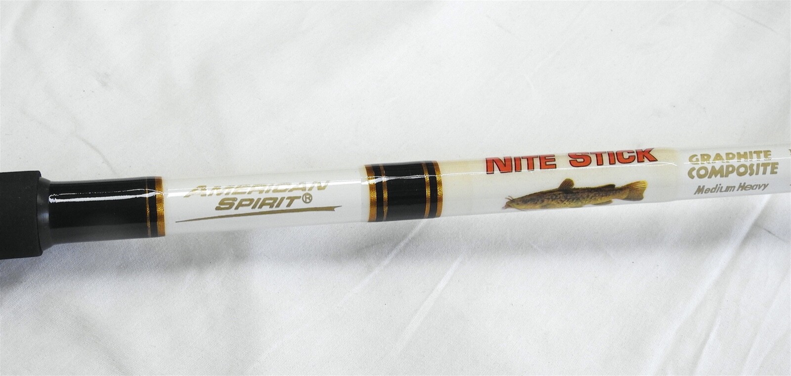 Classic Nite Stick Catfish Spinning Rod 9′ 2PC Glow Tip Red