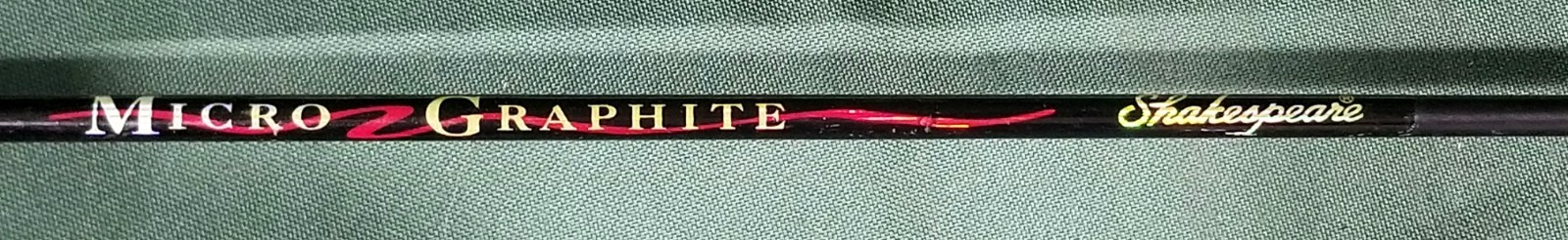 Shakespeare Micro Graphite MS 56 2 LD light 5’6″ spinning rod
