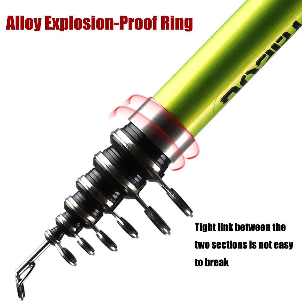 Telescopic Fishing Rod High Carbon Fiber Portable Carp Rock Rod Saltwater Pole