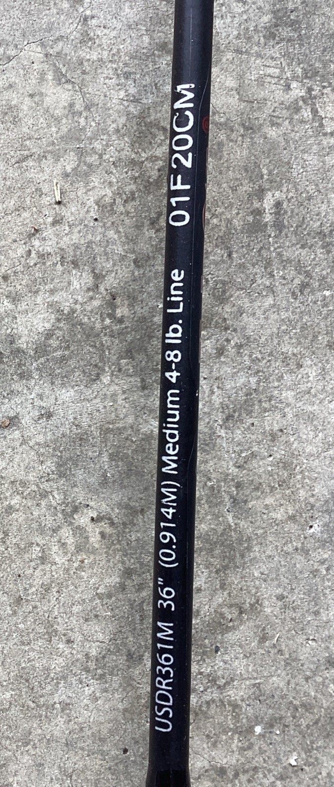 Shakespeare Ugly Stik Dock Runner Rods 3’ Medium Red Ice Fishing USDR361M