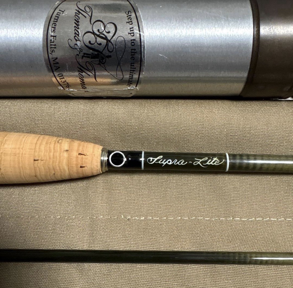 Thomas&Thomas Supra-Lite 7’6″#4 Fly Rod Free shipping DDP