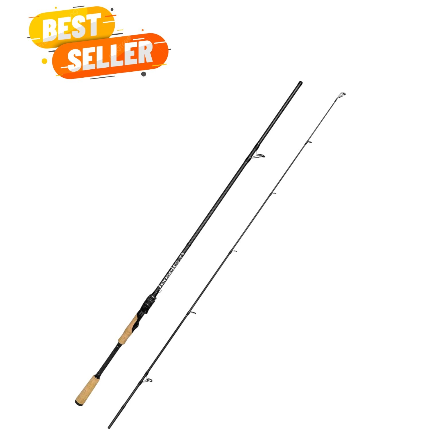 Carbon Fiber Fishing Rod Series 6-12 Ft, Spinning & Casting Rods with Stainle…