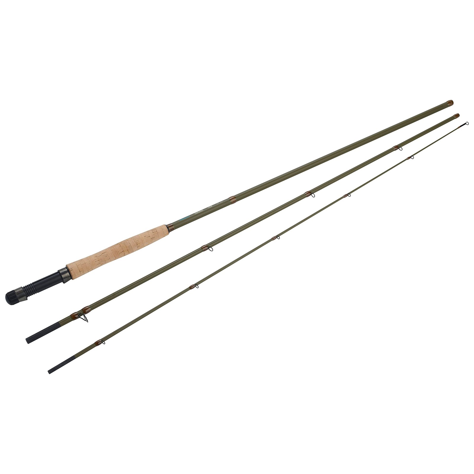 Shakespeare Cedar Canyon Stream Fly Fishing Rod, Olive Green, 8’6″ – 5/6wt – 3pc