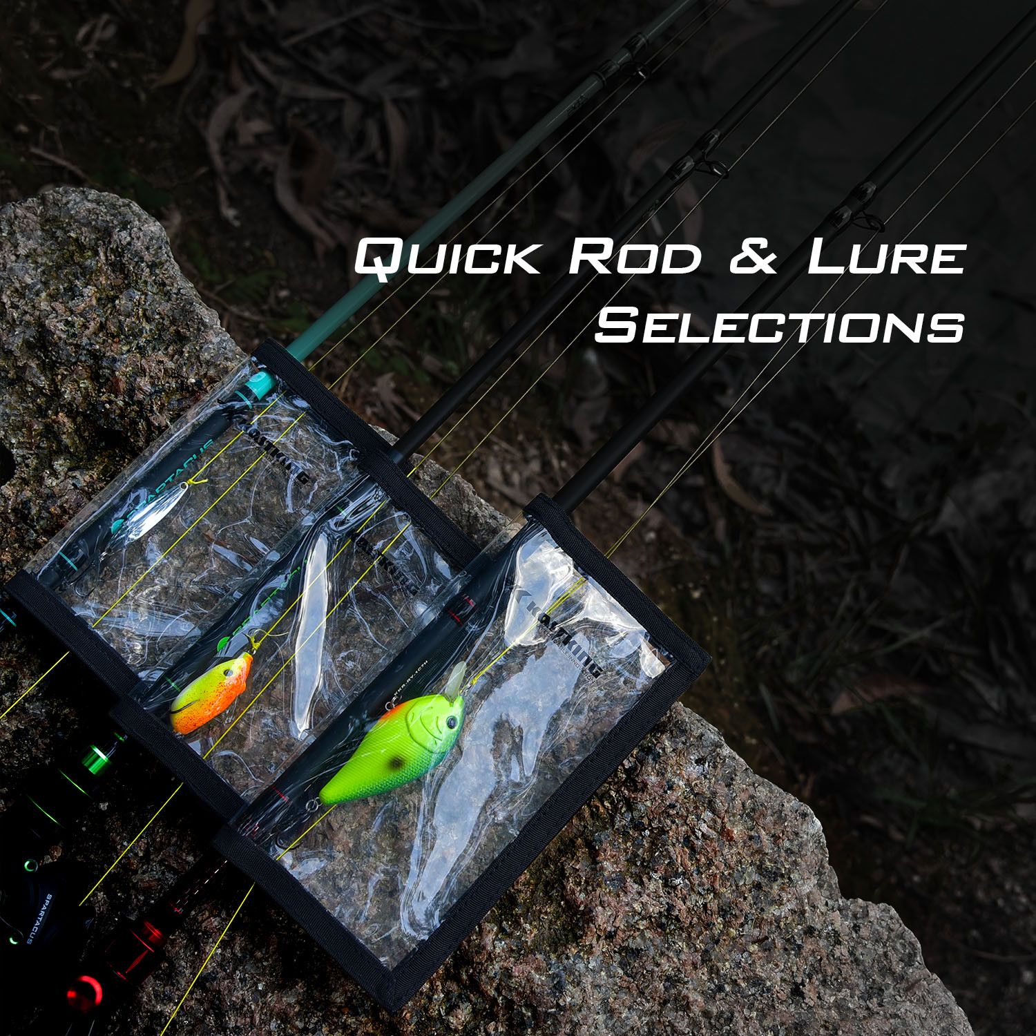 KastKing Lure Wraps Cover Lures & Hooks Safety on Fishing Rods – 4 pcs US