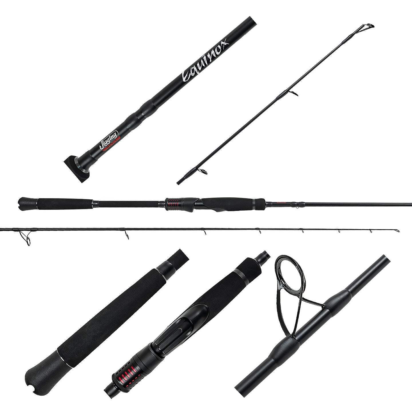 Jigging World Equinox 7’0″ Medium Heavy 2-Piece Spinning Rod – (JW-EQ702S-MH)