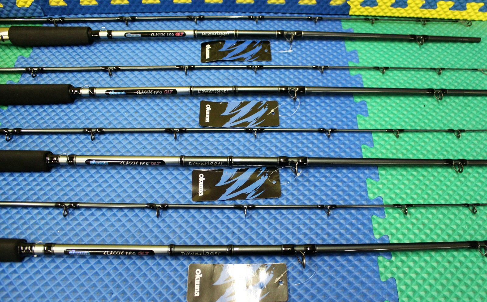 Okuma Classic Pro GLT Downrigger Rods CP-DR-802M 4-Pack