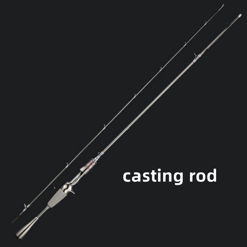 1.68M 1.8M Fishing Rod High Carbon Fiber Spinning/Casting Rod Fast Fishing Pole