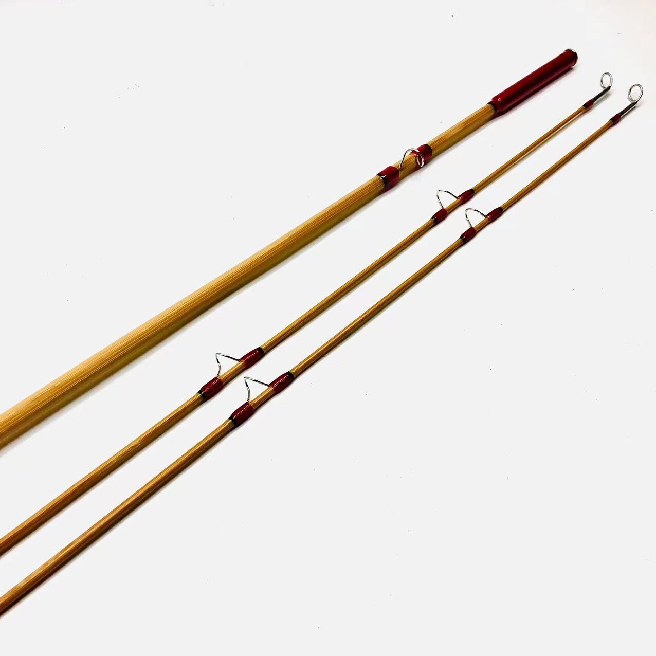 ZHUSRODS Classical Bamboo Fly Rod 6’0″~2 wt/2 Section~2 Tip/Fly Fishing Rods