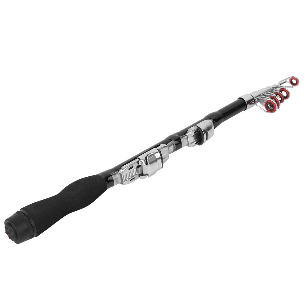 Mini Portable Fishing Rod Ultra-Short Travel Design Lightweight Glass Fiber
