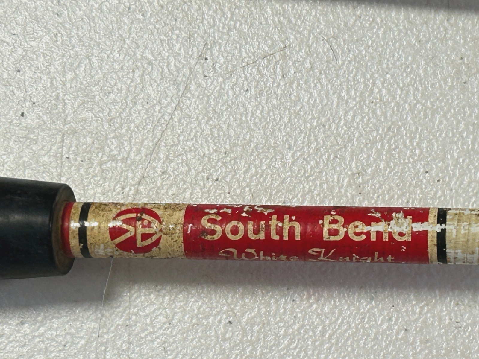 Vintage South Bend White Knight Fiberglass Fly Fishing Rod , 97″. 2 Piece