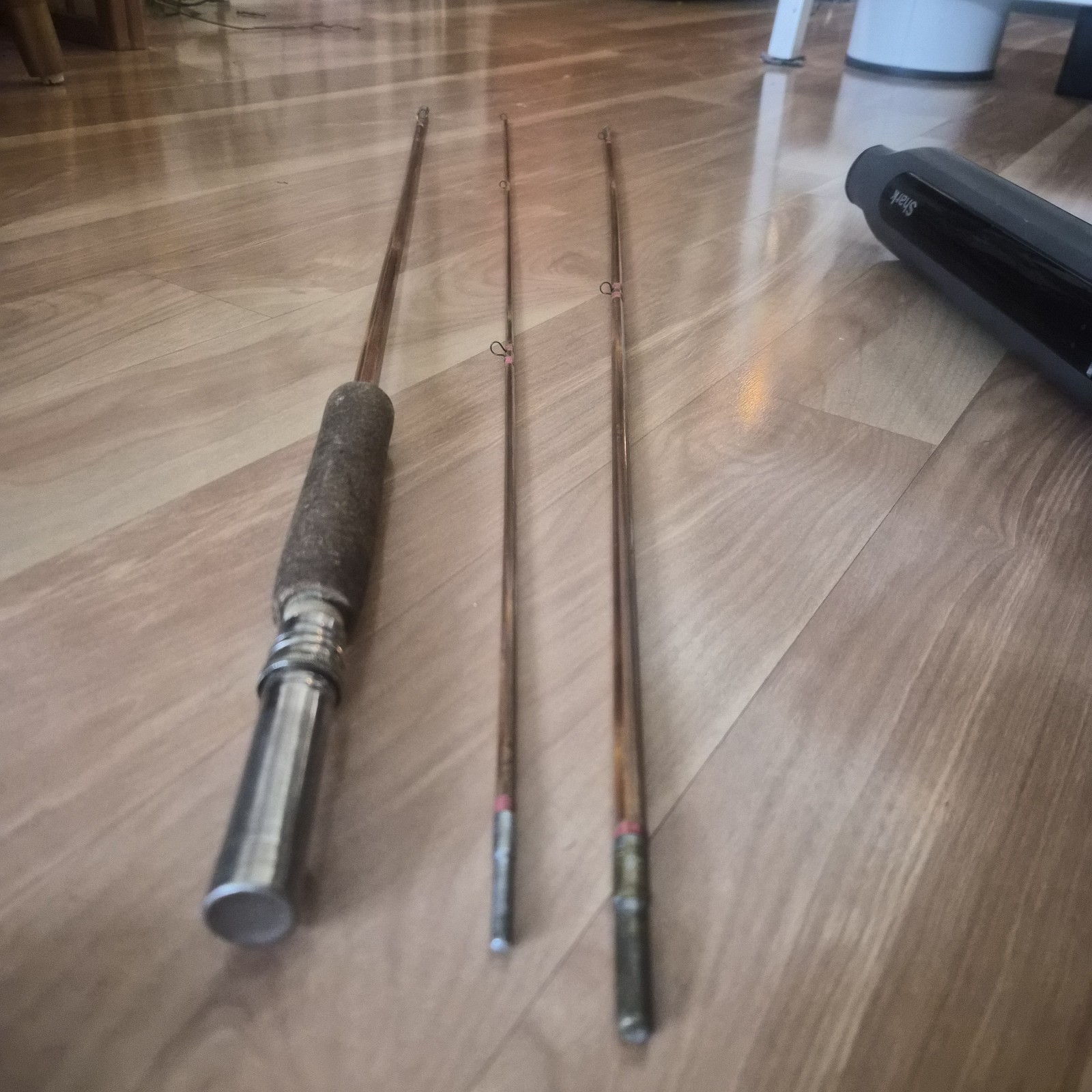 Vintage Shakespeare Bamboo 3-Piece Fly Rod w/ Tube