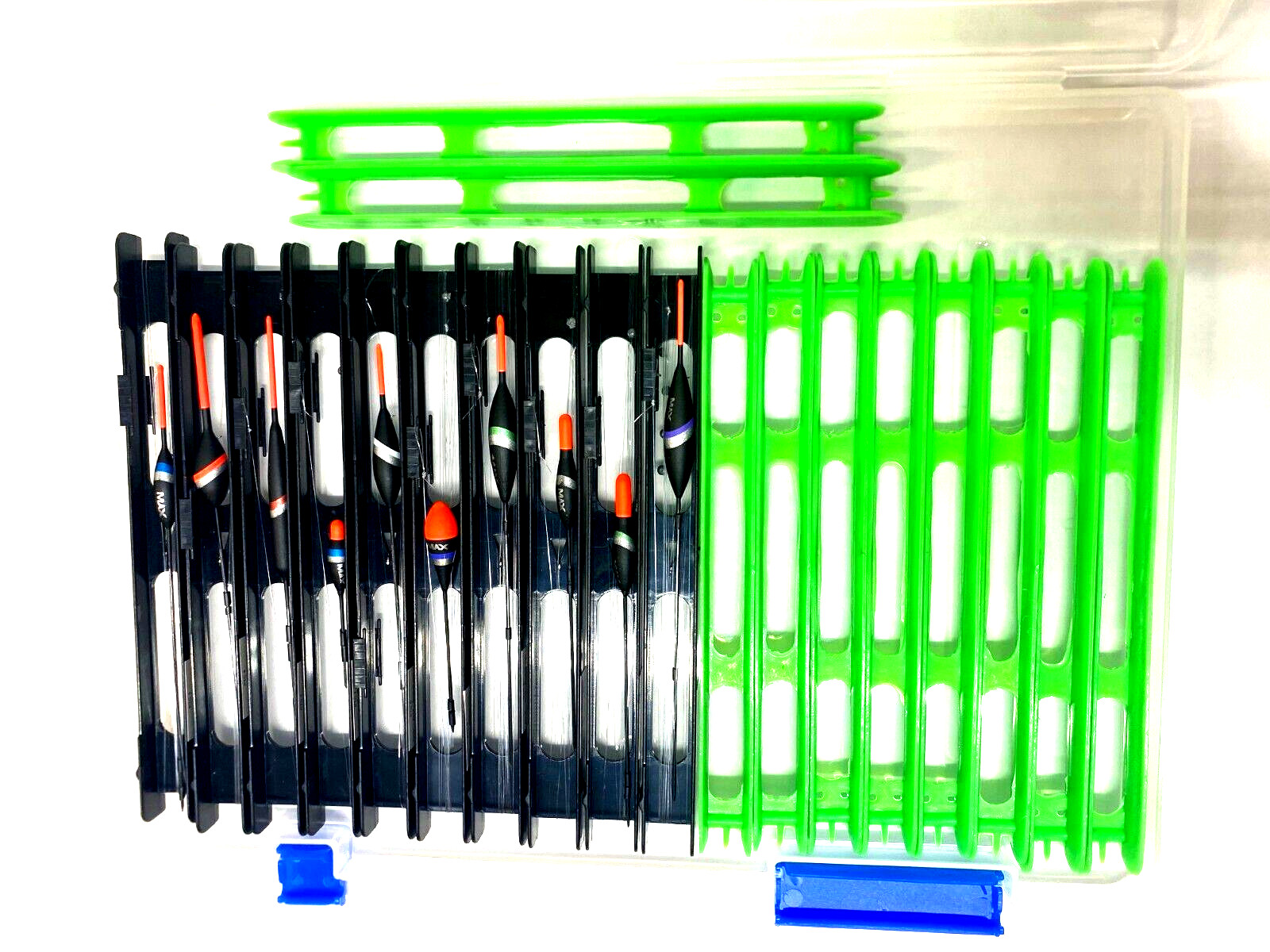 10- Max Pole Rigs Commercial Carp Fishing pole rig box Assorted ready made pole