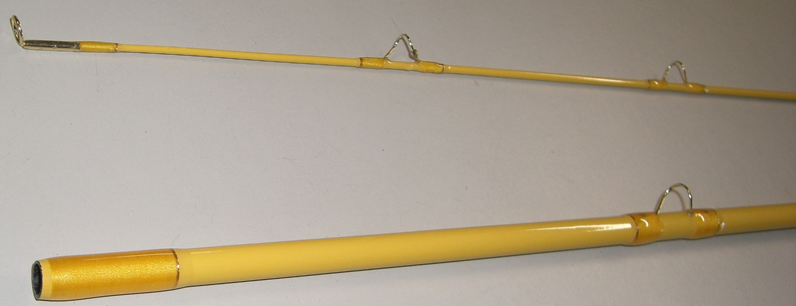 EAGLE CLAW Featherlight 4 Line Weight Fly Rod, 2 Piece (Yellow, 7′) #FL300-7