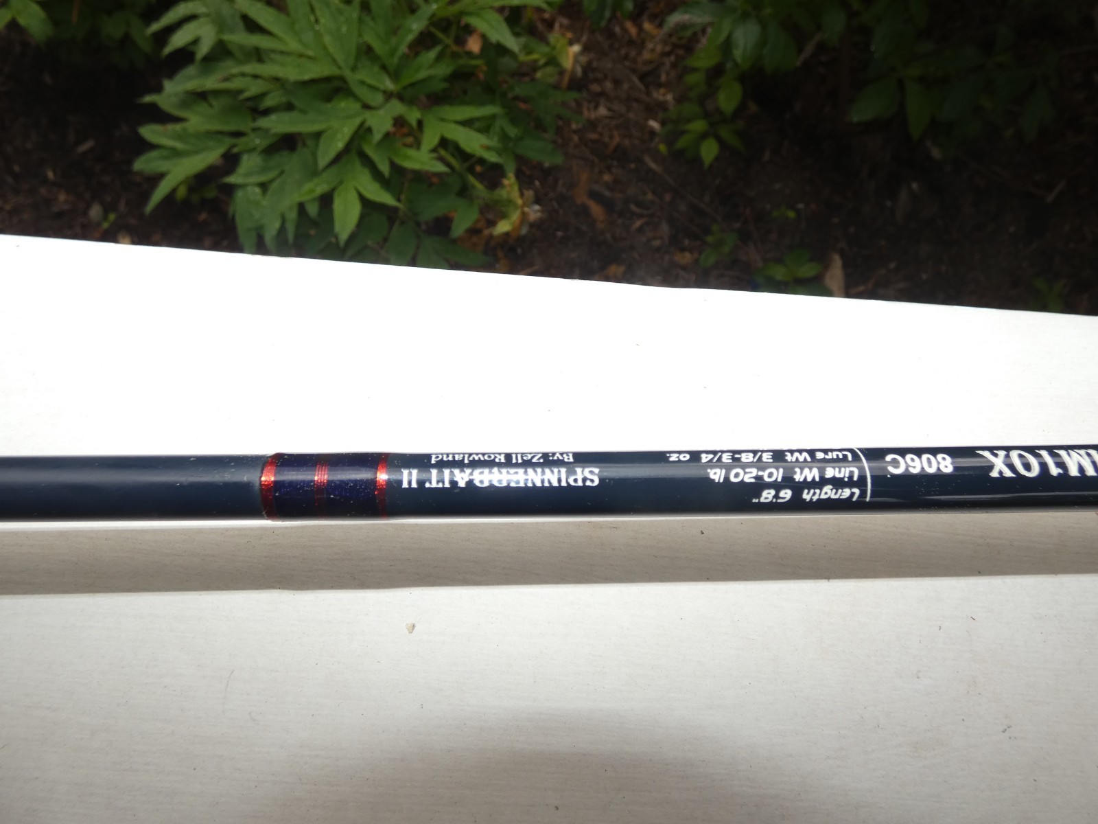 RARE ALL STAR IM10X USA MADE 806C 1 PC FAST MED HVY ACT 6’8″ FISHING ROD