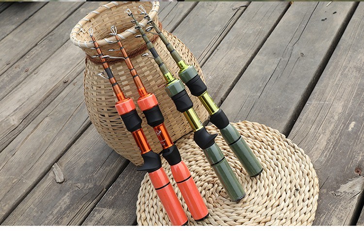 Telescopic Fishing Rod High Sensitivity Spinning Rod 1.5M-1.8M Carbon Fiber Rod