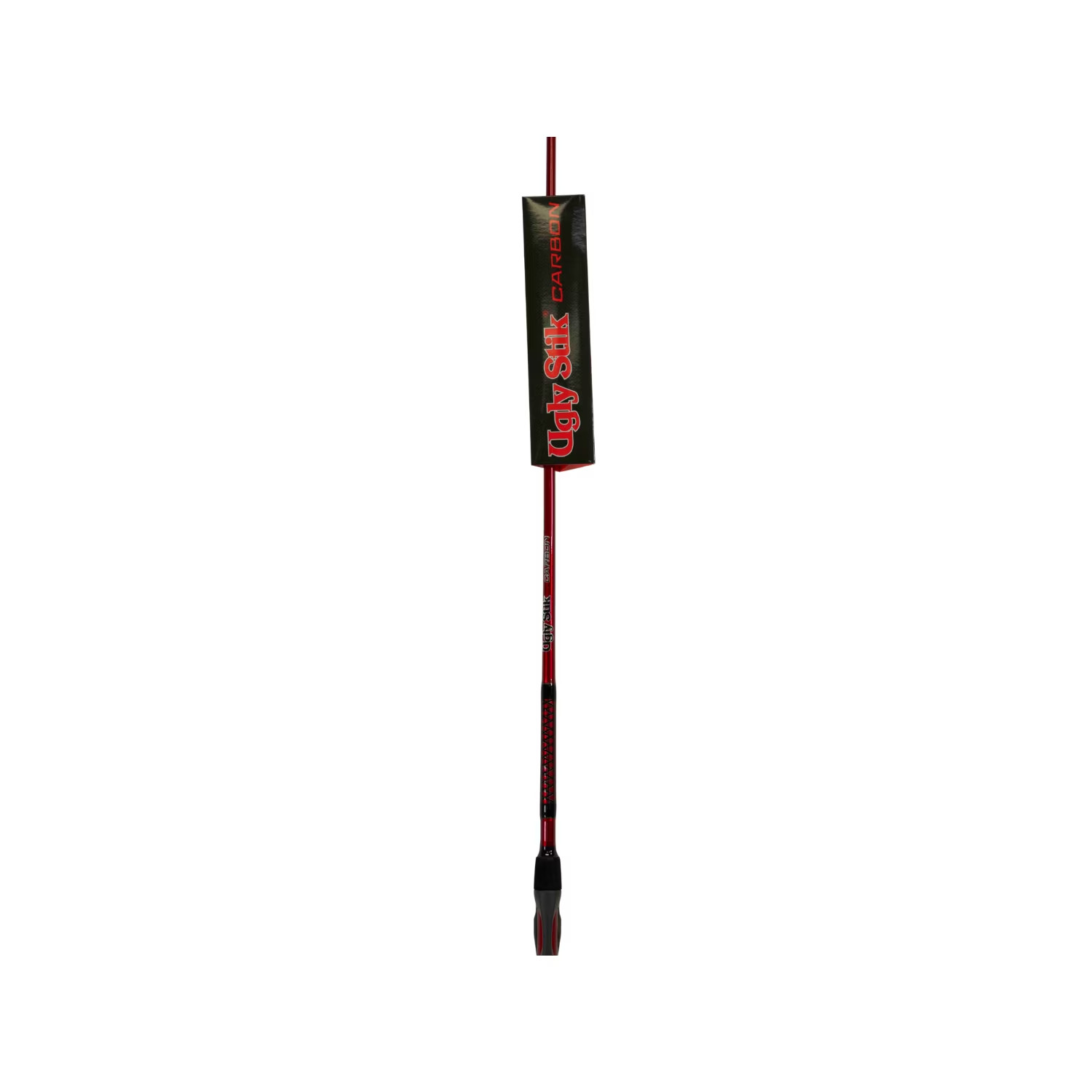 Ugly Stik Carbon Spinning Fishing Rod, 7’3″, Medium, Red
