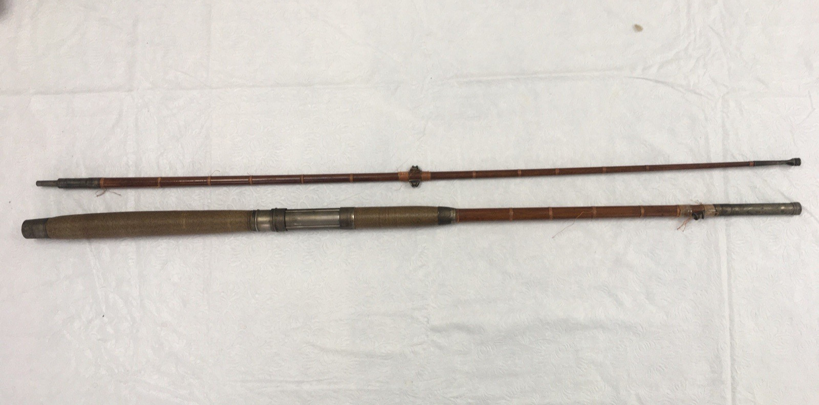 Wood Fishing & Trolling Rod 5ft 10″ 2 Piece Wood Vintage