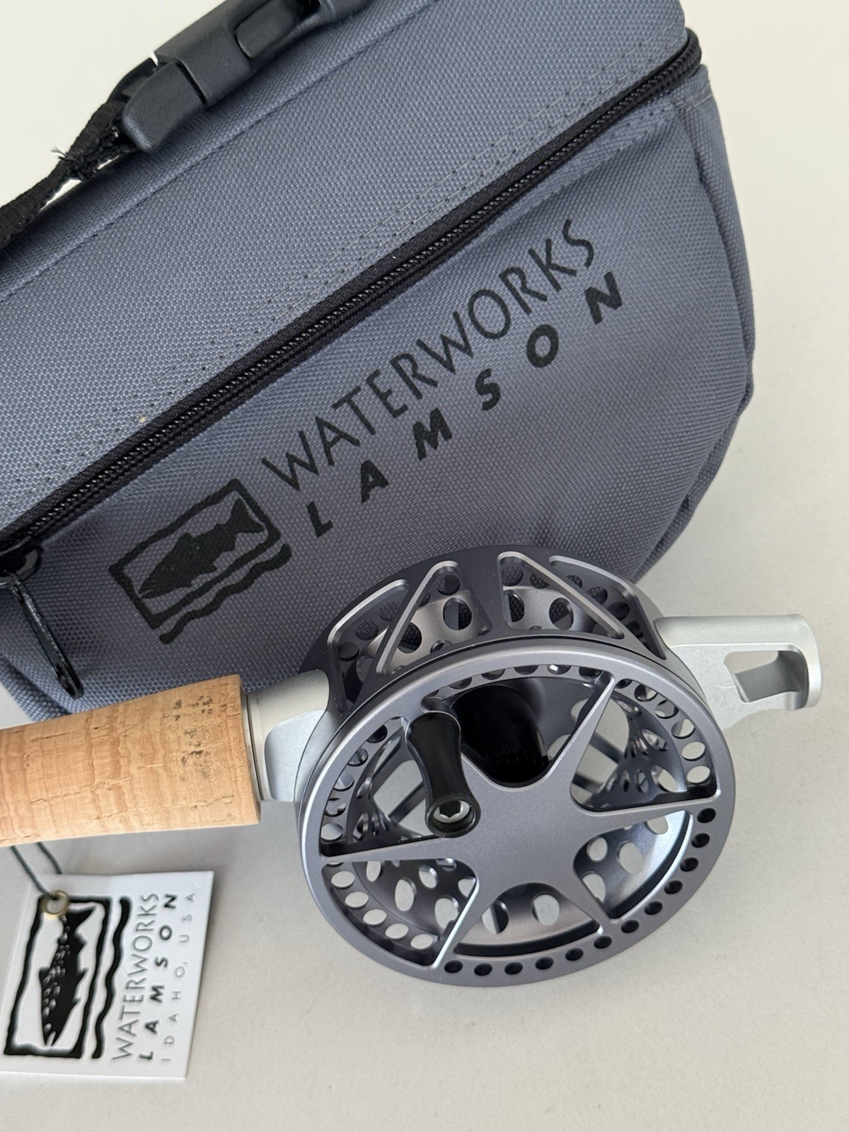 **BEAUTIFUL** 🔥 WATERWORKS LAMSON CENTER AXIS 4wt. 9’ft~4pc Fly Rod!! 🔥~LQQK~