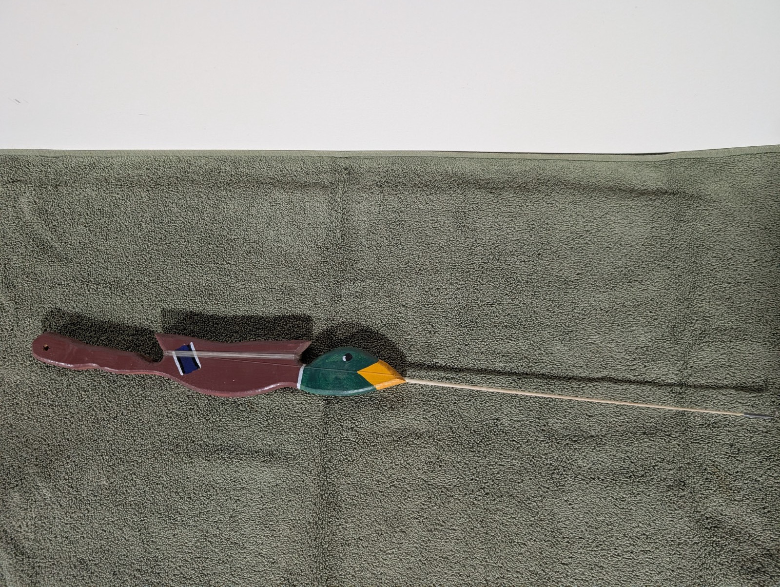 The Great Green Hornet Ice Fishing Rod