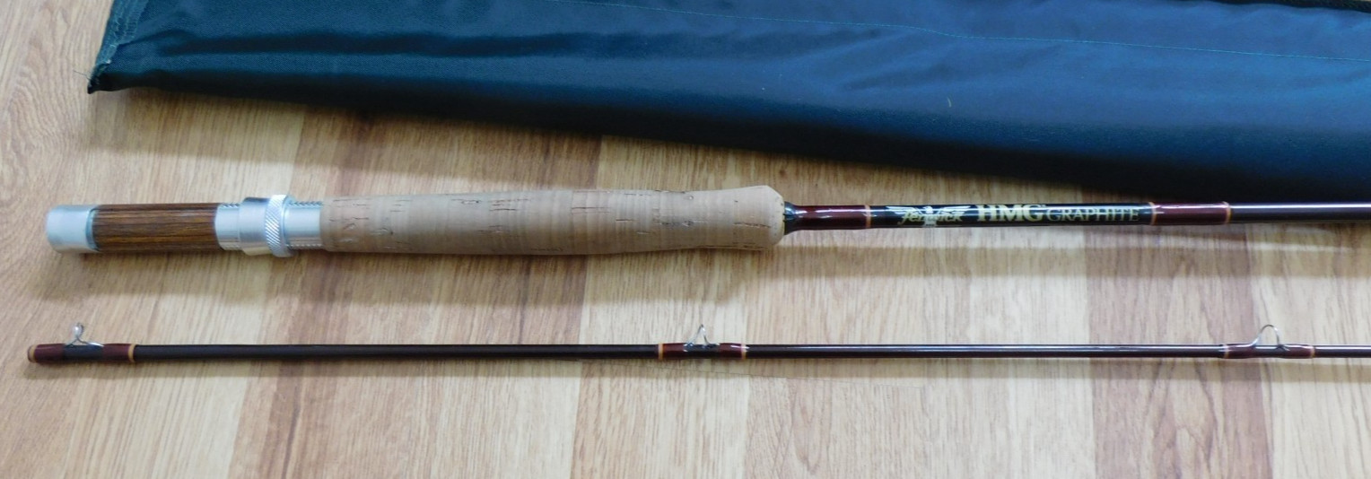 Fenwick GFF 908 HMG Graphite 2 Piece Fly Rod 9′ 4oz 8wt W/ Sock & Case
