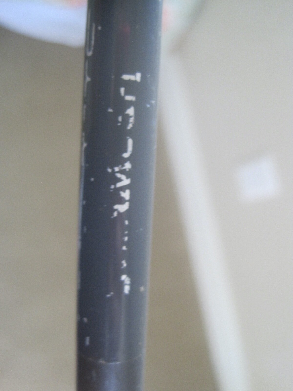 Fishing Rod Gray Foam Handle Name worn off