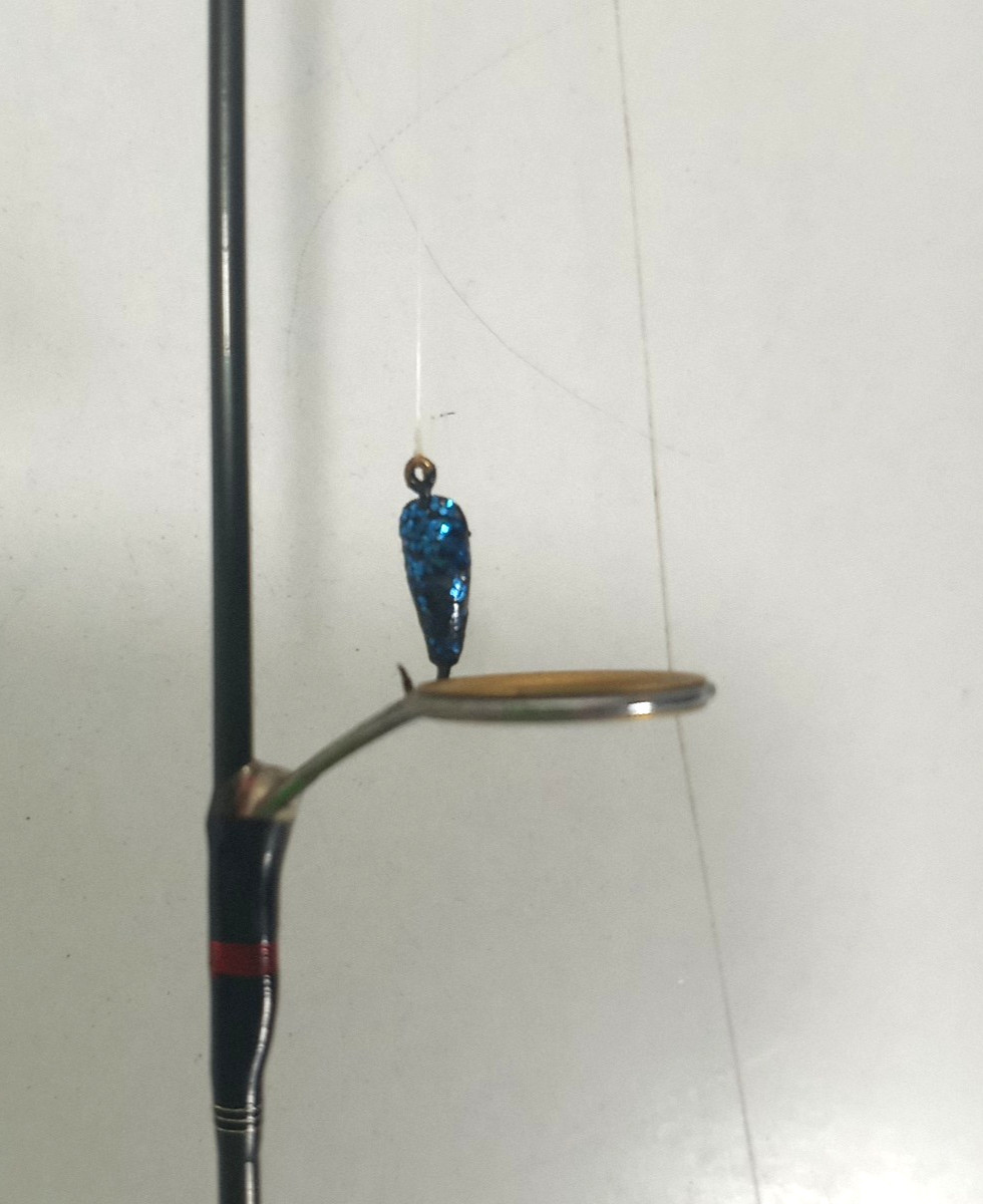 RARE Vtg Berkley LIGHTNING ROD 24″ Ice Fishing Rod LRIS24SUL Reel LR100 Combo