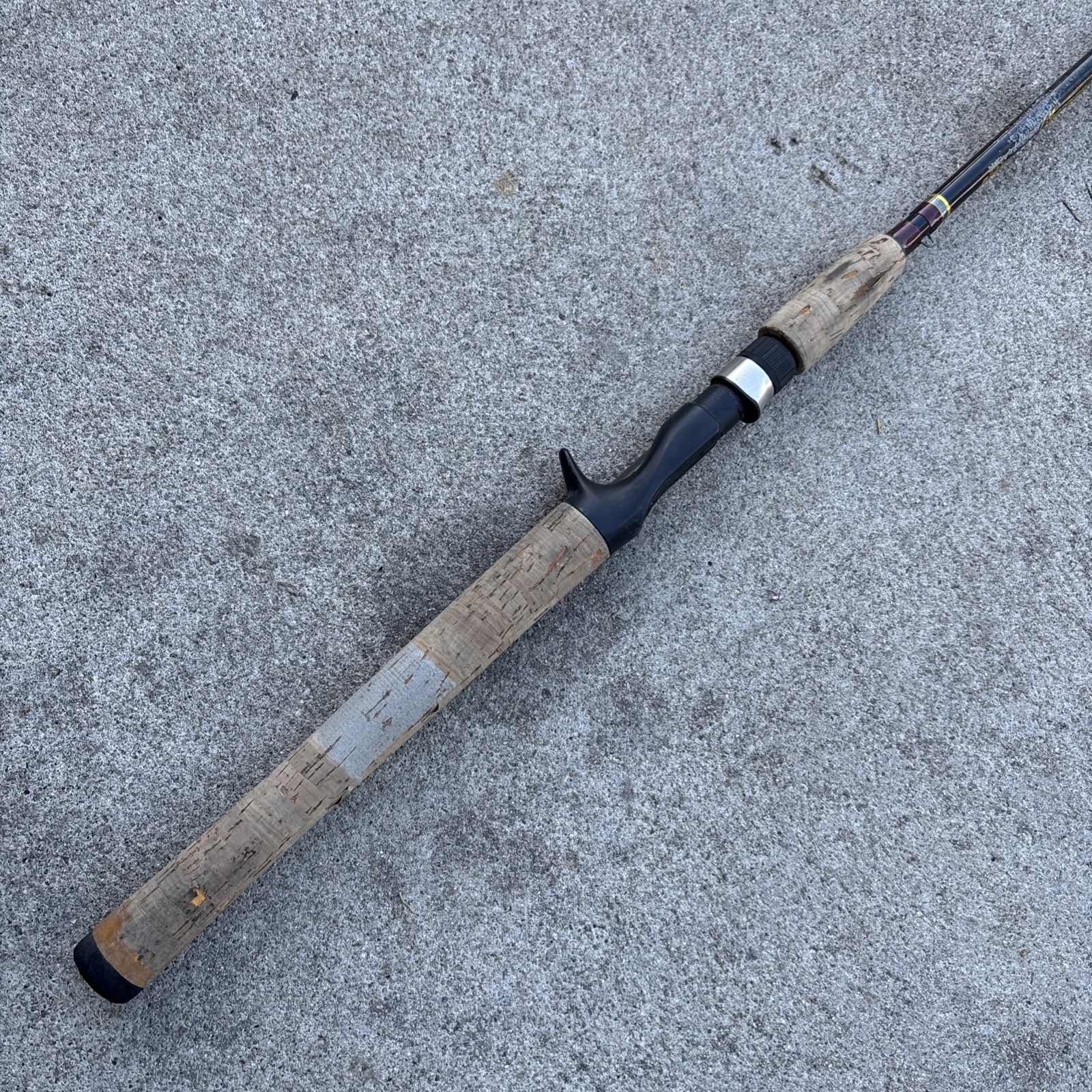 Berkley CWC701M 7’ Cherrywood Graphite Fishing Rod One Piece Medium Casting READ