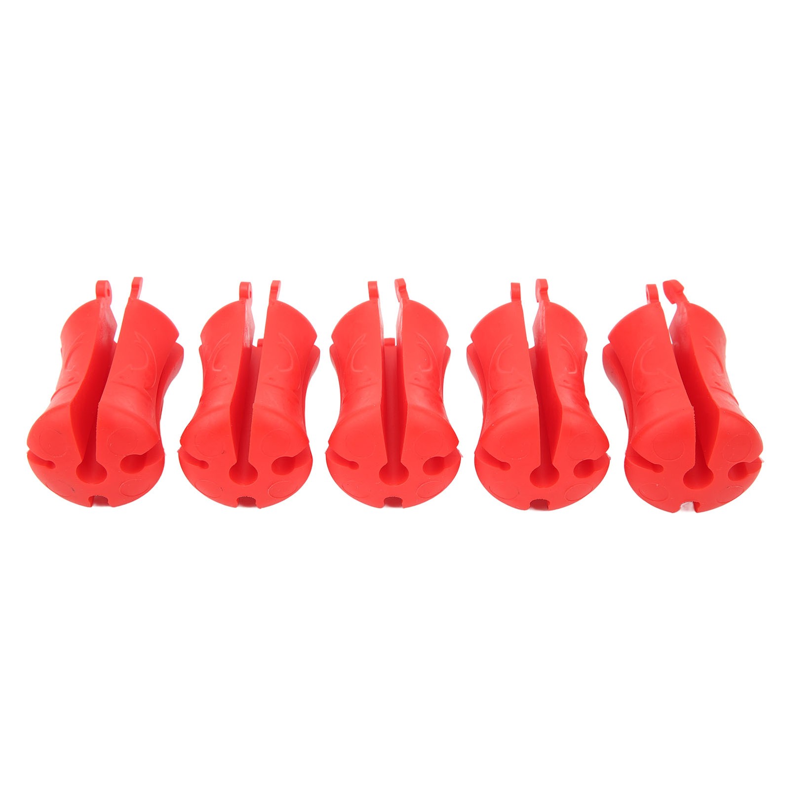 5PCS Fishing Rod Fixed Ball Silicone Reusable Fishing Rod Beam Binding Fastener