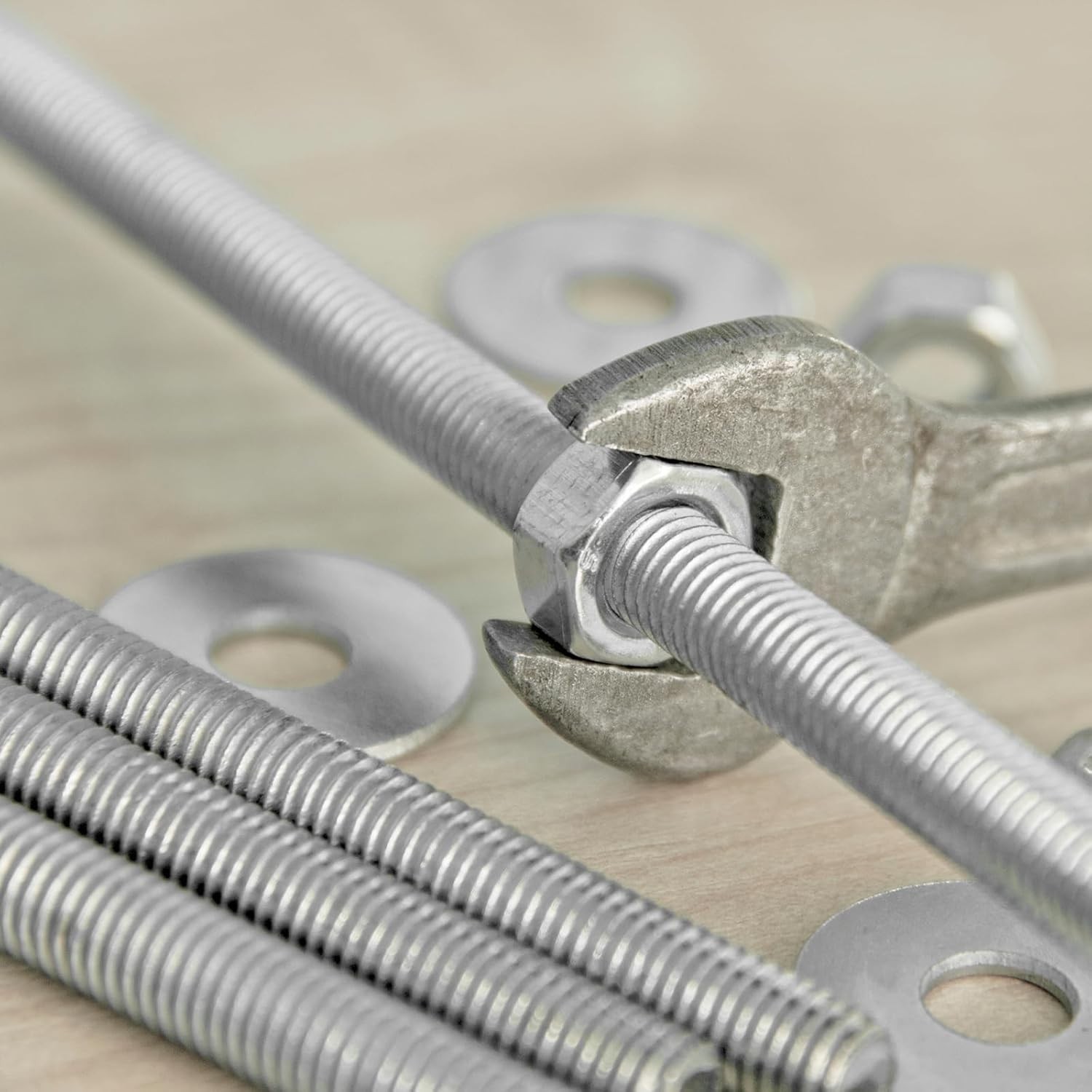 Durable 8pcs Fully Threaded Rods M6 x 25mm – Grade 304 Stainless Steel