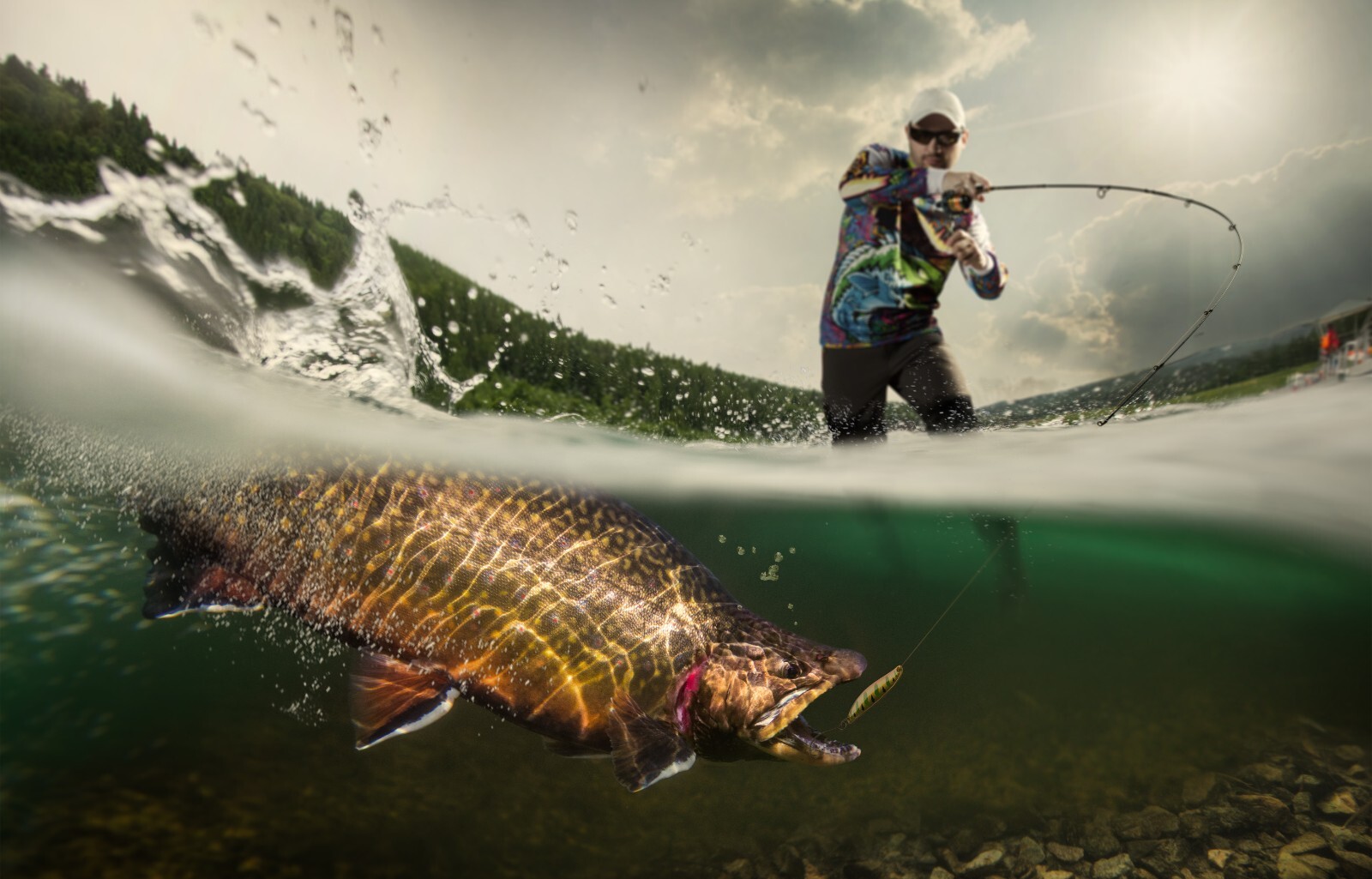 Telescopic Travel Fishing Rod Carbon Fiber Blank Mini Takle Box Lures Carry Case