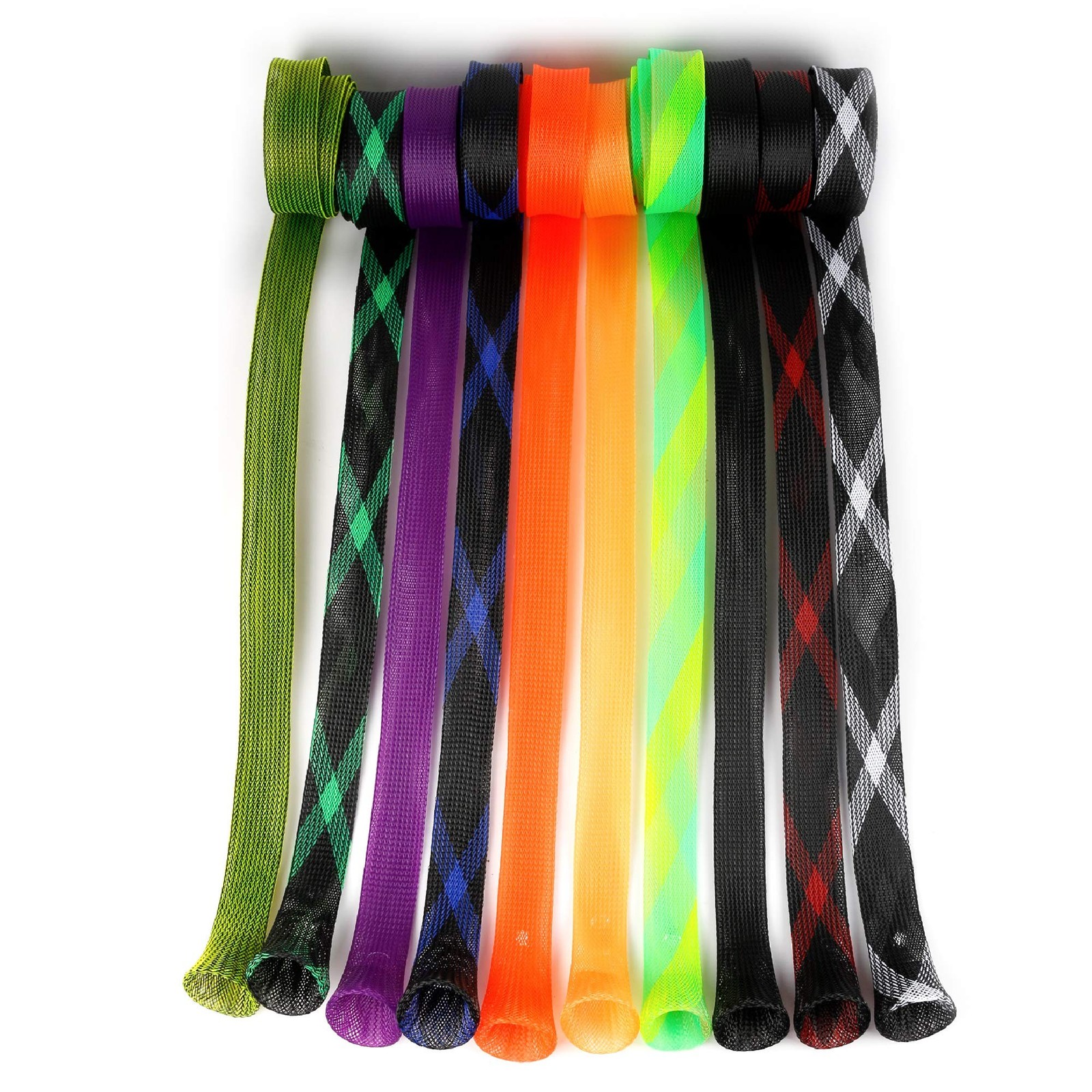 10Pcs Rod Sock Fishing Rod Sleeve Cover Protector Gloves Tools. Flat or Point…