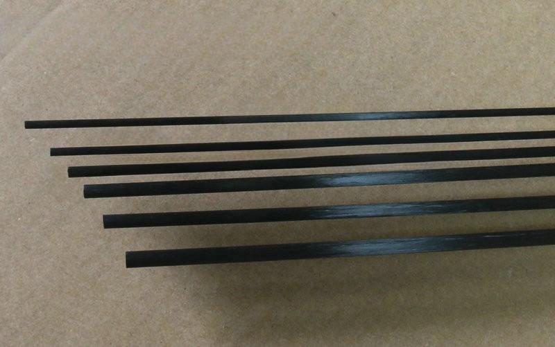 2PCS Carbon Fiber Tube OD 0.7mm-6mm Hollow Pipe for RC Airplane kite model