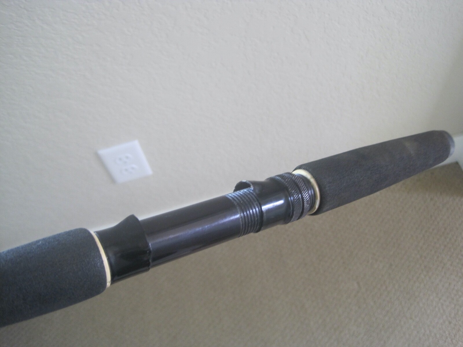 Fishing Rod Gray Foam Handle Name worn off