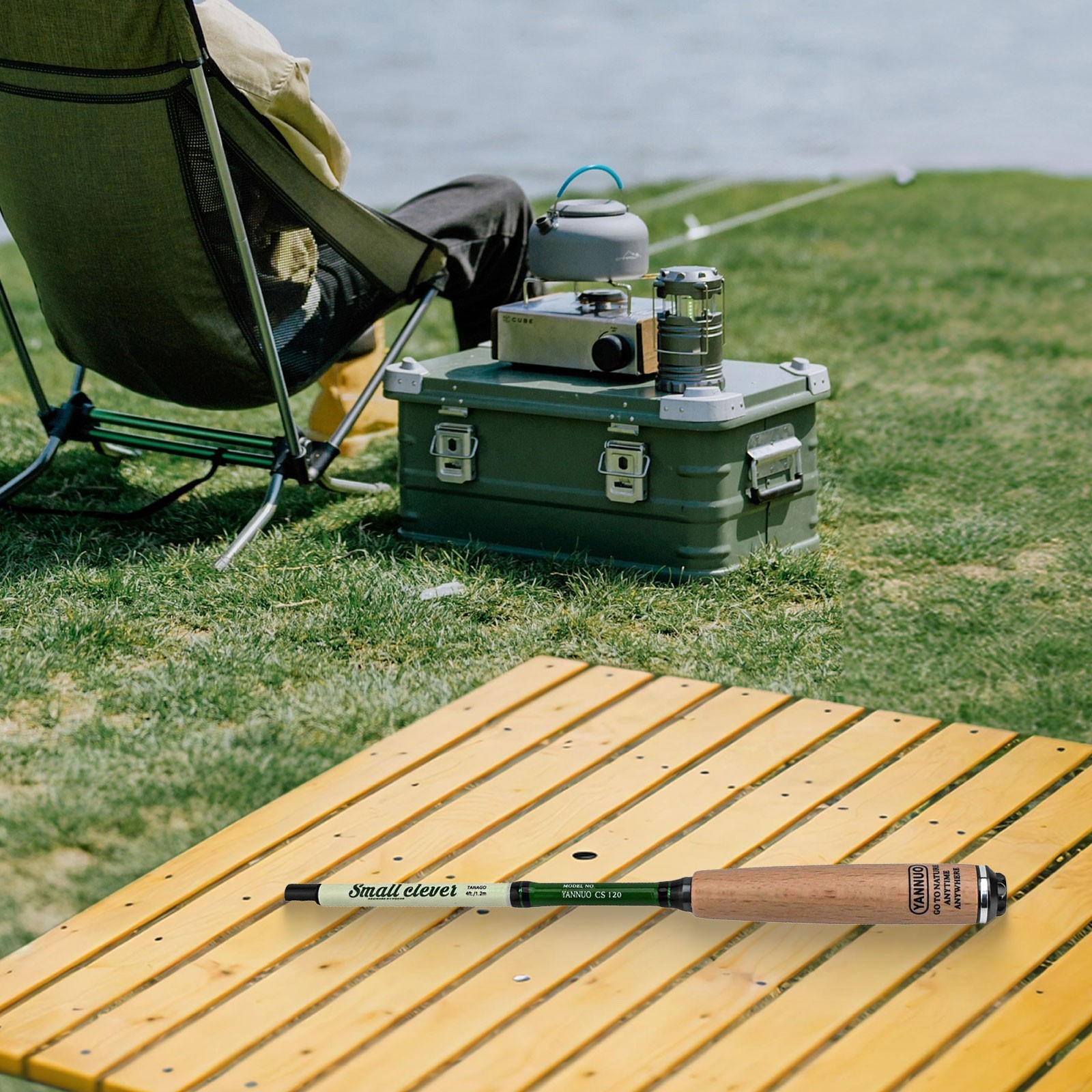 Lightweight Design for Anglers with a Compact Size of the Fishing Rods