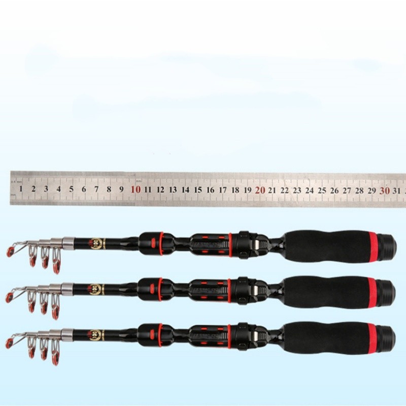 Portable mini sea fishing rods ultra-short casting rods, 1.0m-2.3m fishing gear