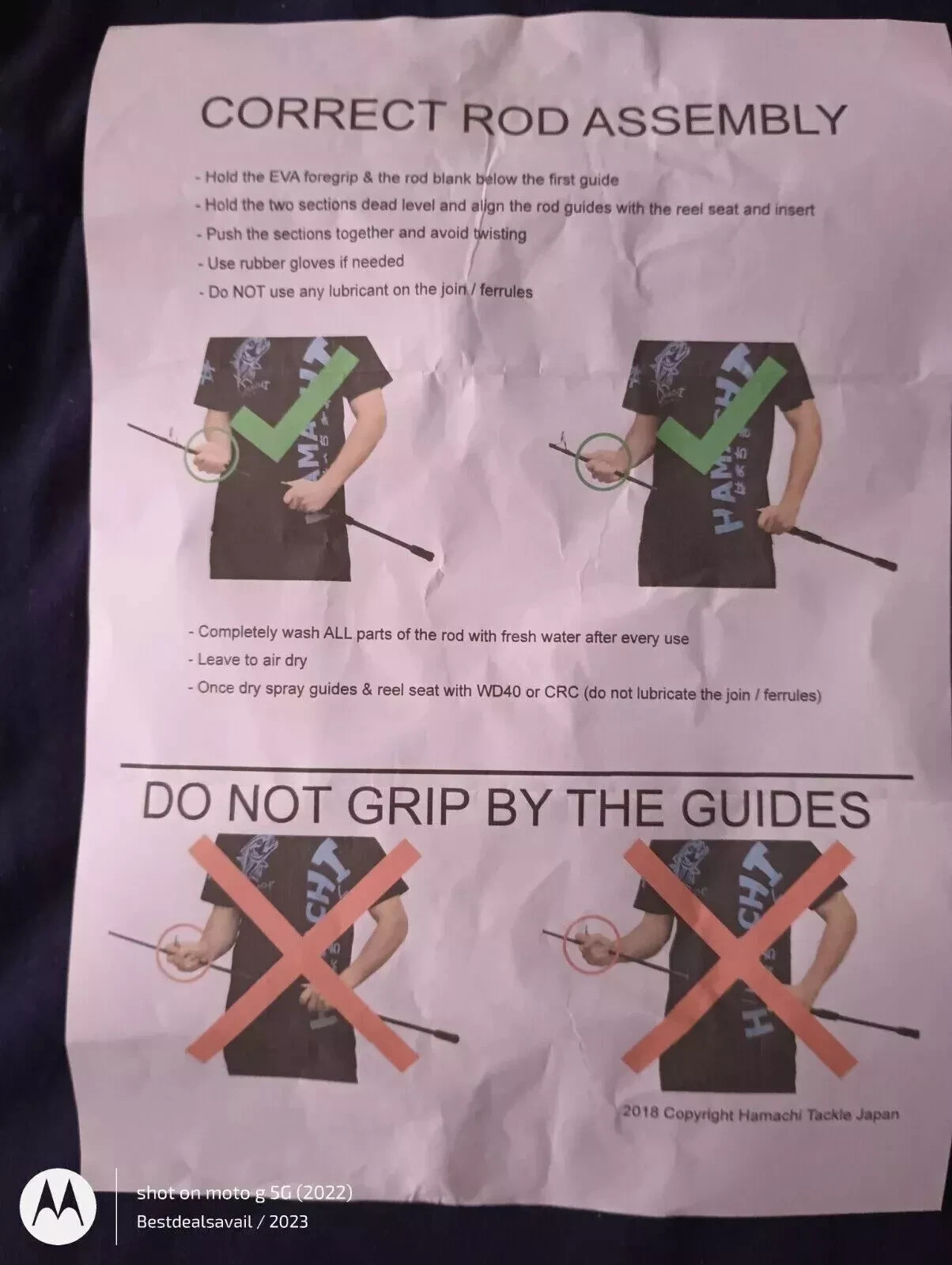 HAMACHI 9’6 XOS GT’n’Doggie Ultra Cast 10 – 20lb Japan SPIN fishing rod w / case