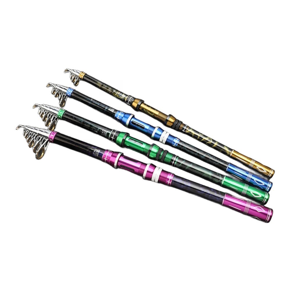 Telescopic Sea Rod for Surf Casting 45cm Folded Length 1.8m 2.1m 2.4m 2.7m