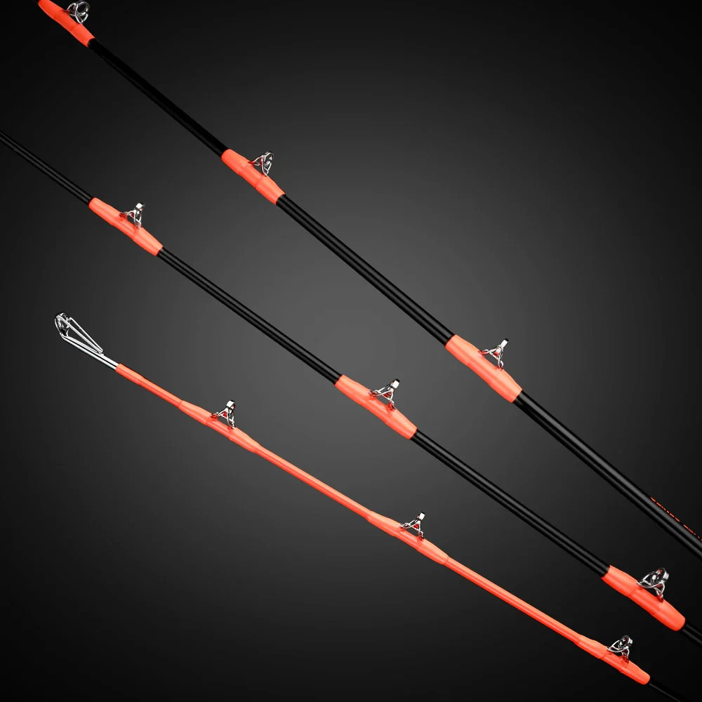 TOUGHEST FRICKE’N 6’7 VERSATILE CASTING RODS EVA FOAM BLACK/ORANGE
