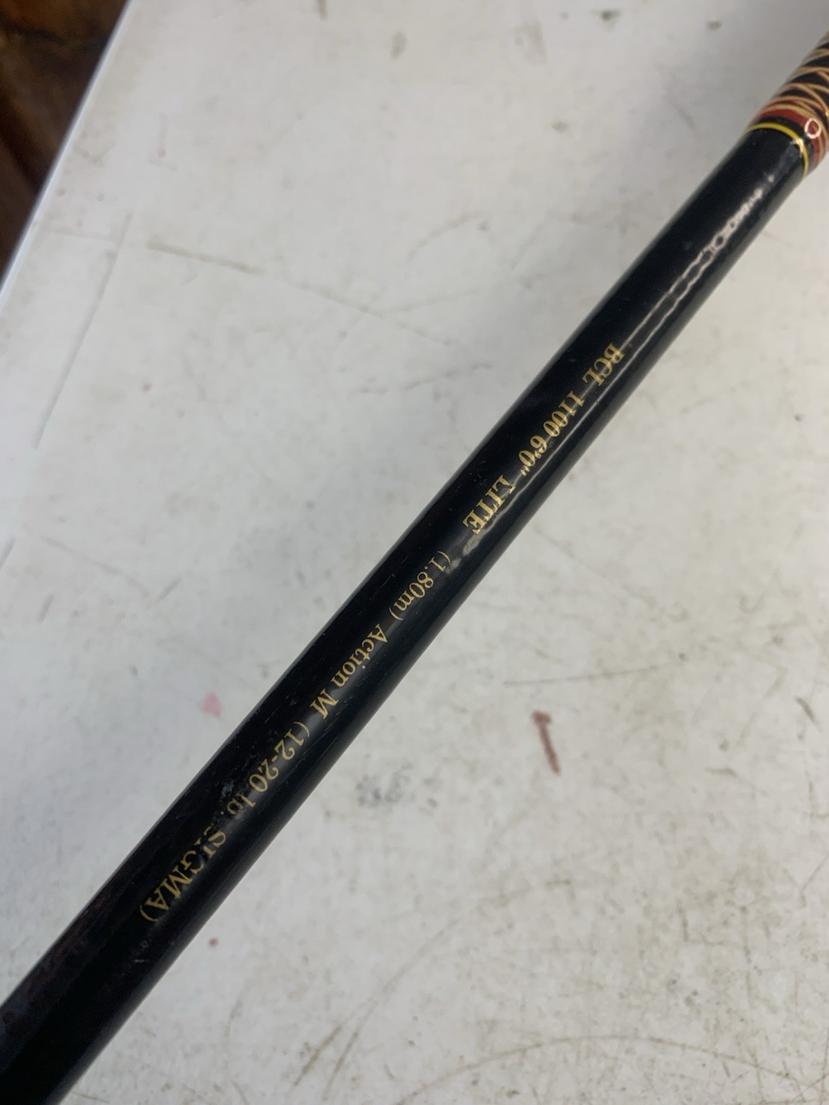 Vintage Ugly Stik Baitcasting Rod BCL 1100 6 ft Medium Action 1 Piece 12-20 Lb.
