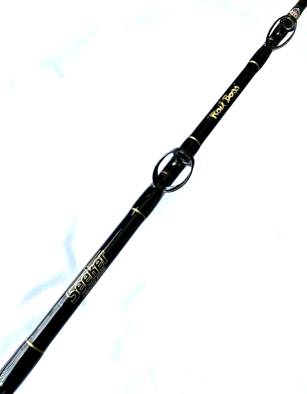 Seeker RR 60-6 1/2’C Rail Boss 50-80Lb trolling 6.5FtFishing Rod made in USA