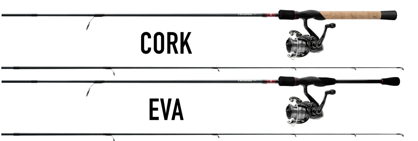 Daiwa Crossfire Spinning Combo EVA Handle ******CHOOSE SIZE*******