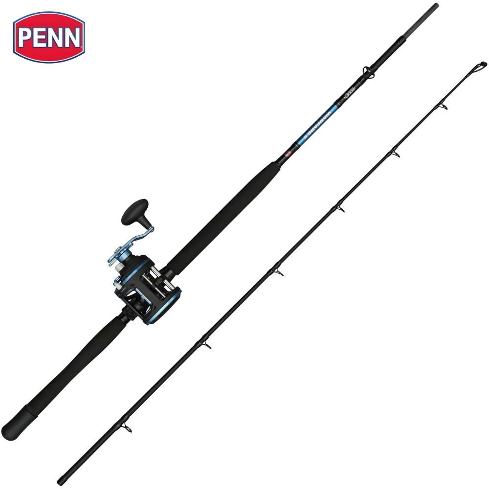 PENN All-Round Boat Fishing Rod-Level Wind Reel Combo WARFARE II 7ft 20-30lb