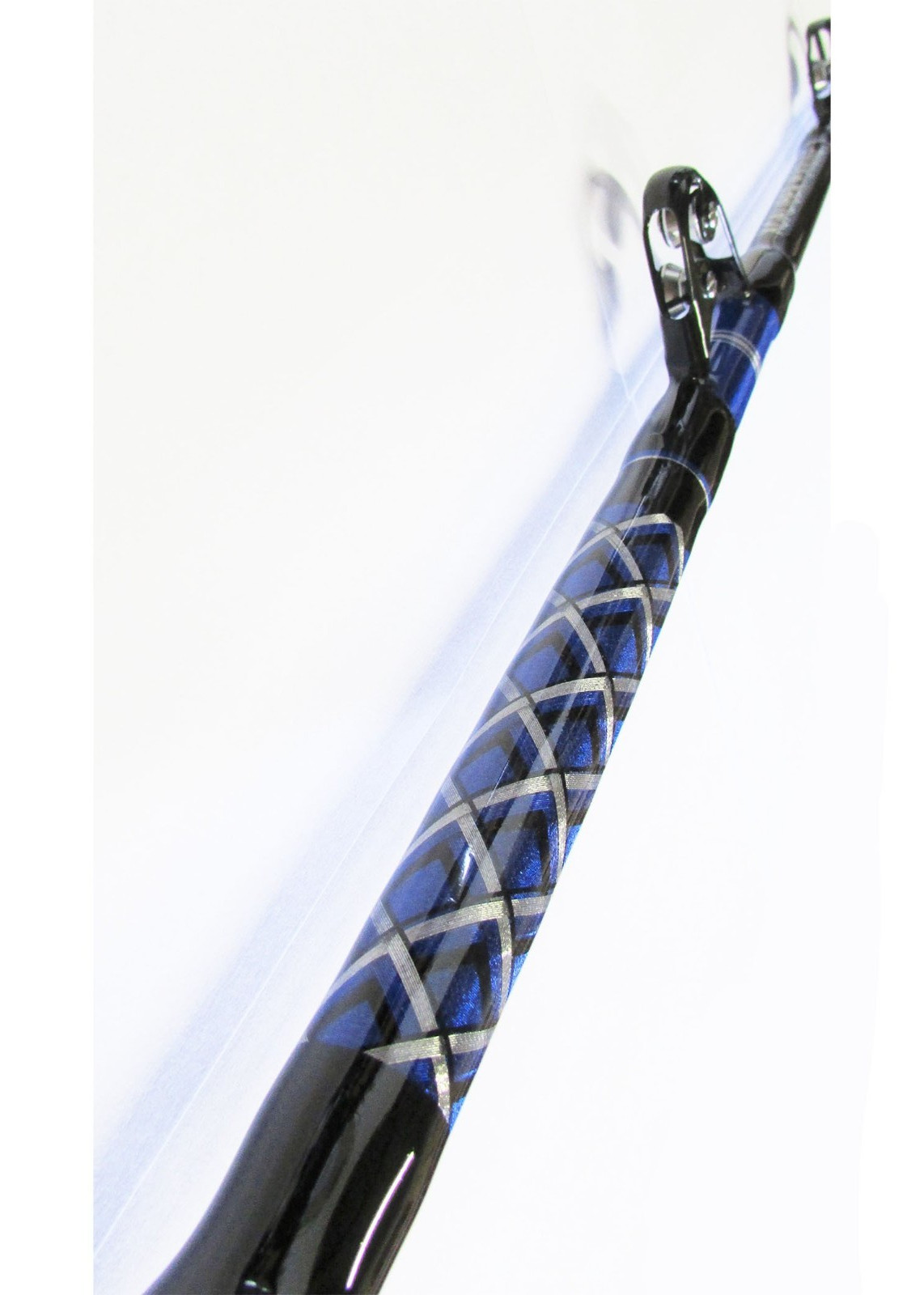 Xcaliber Marine Pair of Tournament Series 30-80lb Trolling Rod Blue and Silver