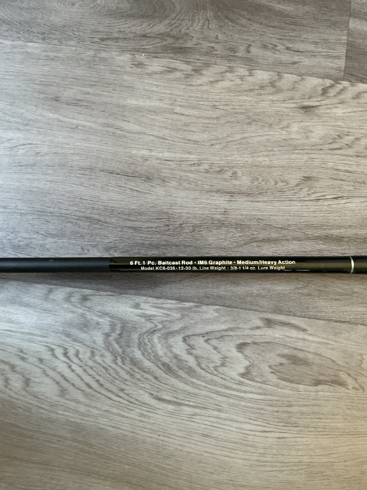 Vintage B.A.S.S. Outdoor America IM-6 Graphite 6’ Spinning Rod