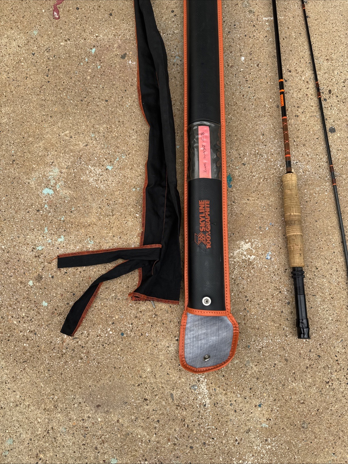 Skyline Graphite Fly Rod SKF 8007 Two Piece Light Tip 8’ 5-8 Line