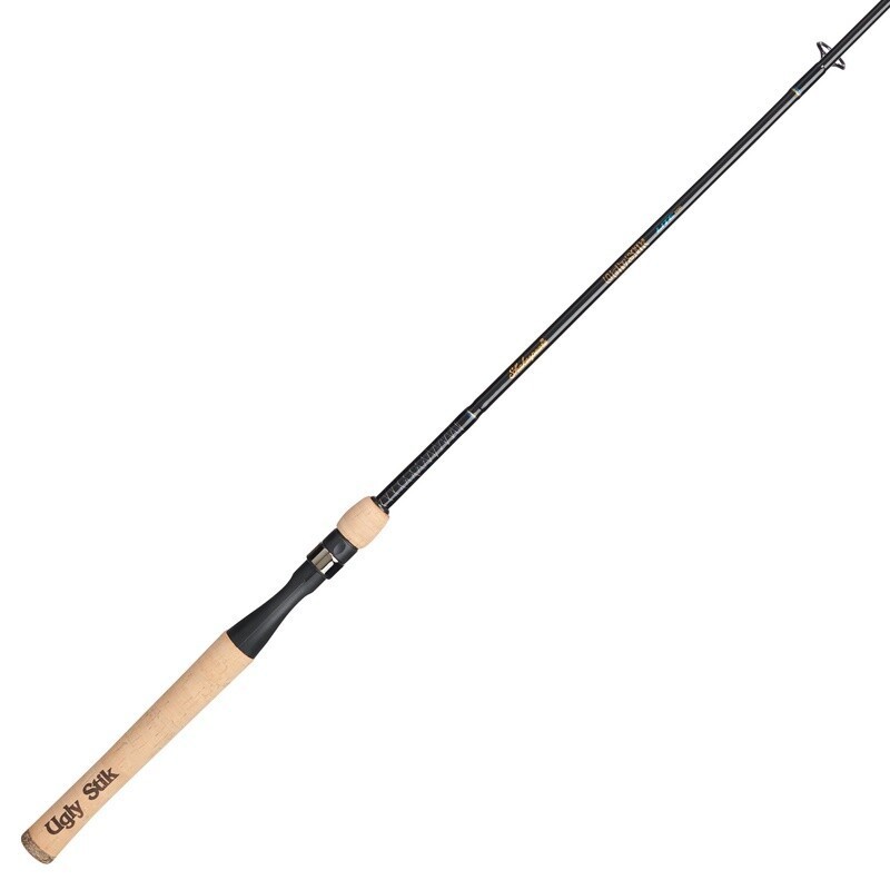 Lightweight Durable Spinning Fishing Rod One Piece Cork Grip 8-17LB Medium Heavy