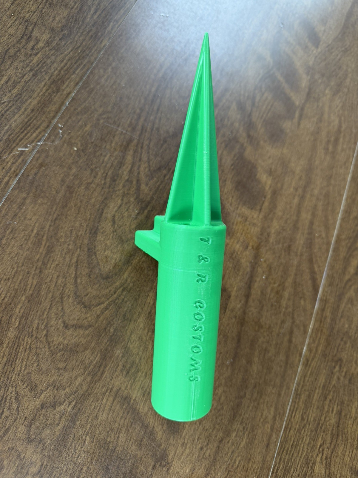 Plastic Lightweight Reusable Fishing Rod Stake GREEN