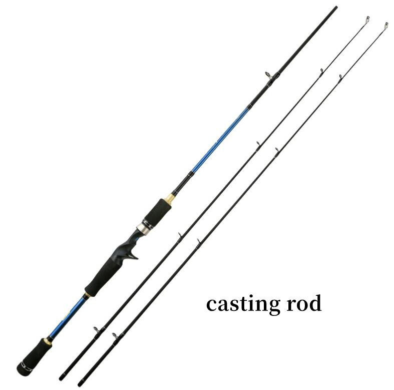 1.8M Fishing Rod Spinning Casting Rods 30T Carbon Rod Lure Weight 5-30g Fast Rod