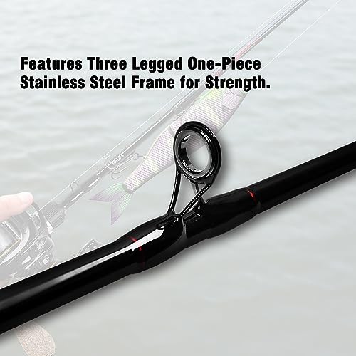 Fiblink 4 Pieces Travel Casting Rod Graphite Baitcasting Fishing Rod Portable